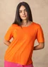 Solid-colour top in organic cotton/modal (nectar M)
