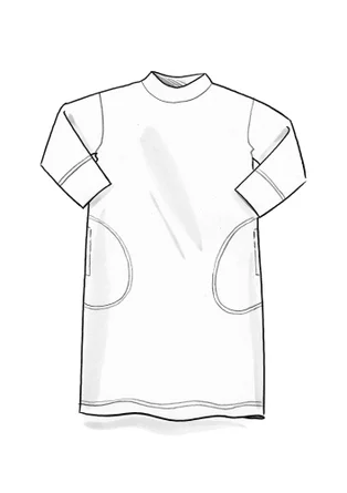 Geblümtes oder einfarbiges Jerseykleid „Hillevi“ aus Lyocell/Elasthan - monstera