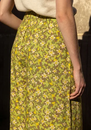 Webhose „Flora Flow“ aus Viskose - thymian-gemustert