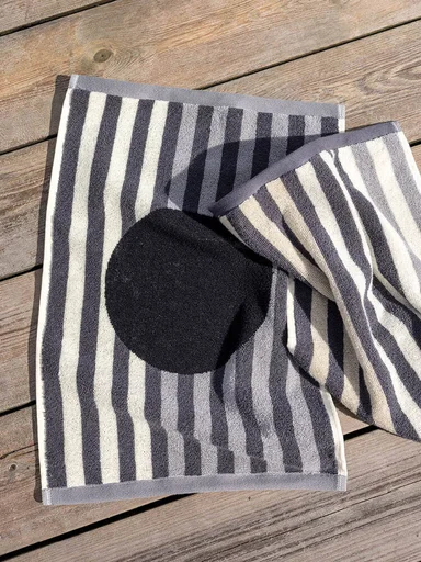 “Sunset” guest towel 2-pack in organic cotton