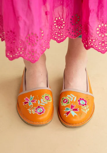 Nappa ballerina shoes - masala