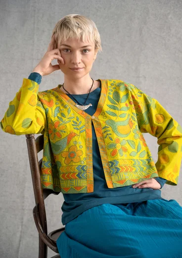 “Calcutta” organic cotton jacket - dijon