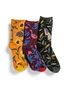 Chaussettes "Galapagos" en bouclette de laine mélangée (fauve S/M)