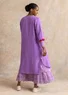 Woven linen dress (purple cosmos XS)