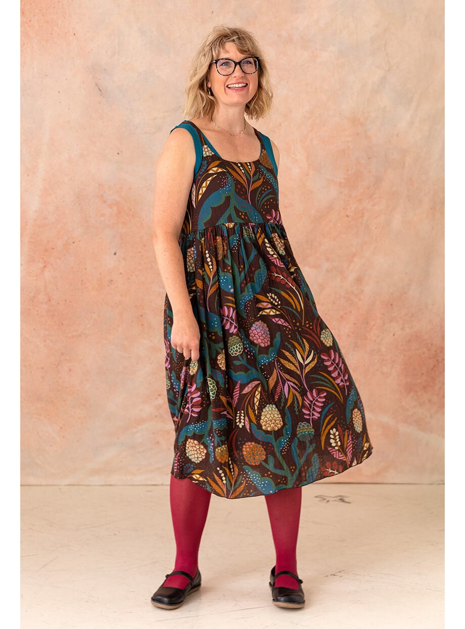 Kleid „Artichoke“ aus Öko-Baumwollgewebe