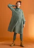 Woven “Asta” dress in linen (hopper/patterned XS)
