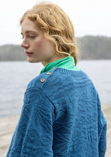 Marinepullover „Peninsula“ aus Lammwolle - indigofera