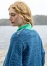 “Peninsula” fisherman’s sweater in lambswool (indigofera S)