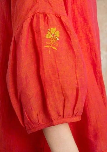 Linen blouse - radish