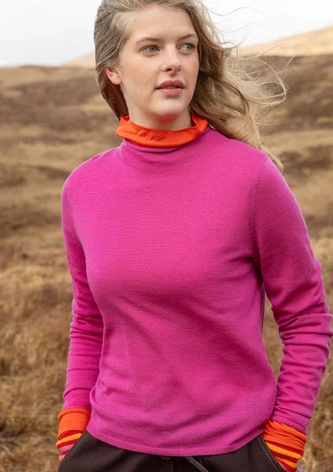 Feinstrick-Pullover aus zarter Wolle - weidenröschen