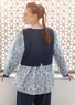 Gilet sans manches « Stina » en coton biologique tissé (encre S)