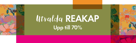 Utvalda reakap – upp till 70 %