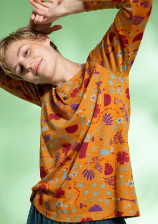 “Fyrverkeri” jersey top in organic cotton/modal - lion