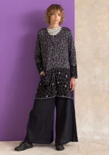 Langstrickjacke „Theia“ aus Bio-/Recycling-Baumwolle - aschgrau