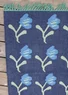 "Wildflower" organic cotton rug (indigo blue One Size)
