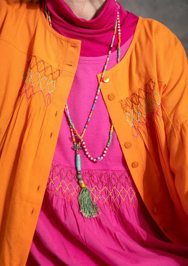 Artist’s blouse in organic cotton/modal - nektar