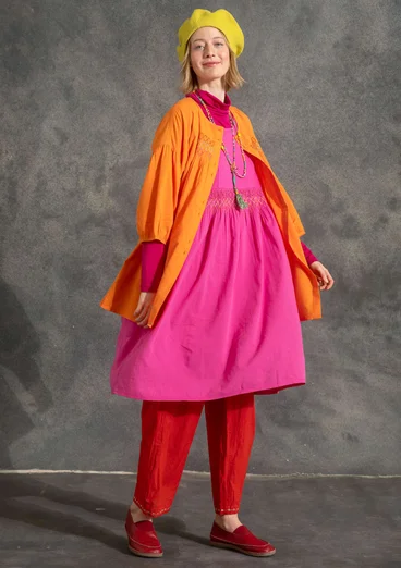 Artist’s blouse in organic cotton/modal - nektar