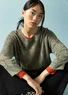 Pointelle sweater in linen/recycled linen (hopper M)