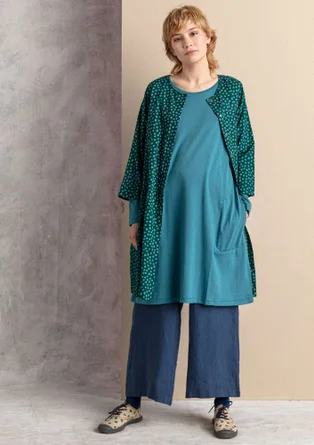 Tunique "Juliet" en jersey de coton biologique/modal - indigotier