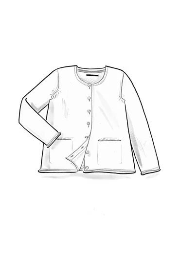 Vest van biologisch/gerecycled katoen - lichtoker
