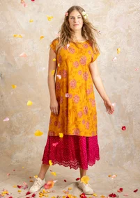 Tricot tuniek "Nypon" van biologisch katoen/modal - afrikaantje