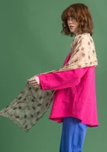 “Jasmine” organic cotton shawl - havre