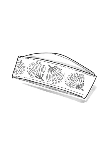 Chapeau "Banaras" en coton biologique - pourpre