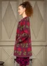 “Mårbacka” cardigan in organic/recycled cotton (aubergine XL)