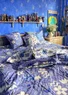 “Drömmar” organic cotton double bedspread (dark lavender One Size)