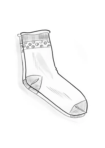 “Ebba” organic cotton socks - cobalt blue