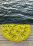 “Wildflower” coir doormat (lime green One Size)