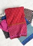 “Tove” organic/recycled cotton knitted scarf (lingonberry One Size)