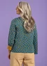 Dotted organic cotton cardigan (verona green XXL)
