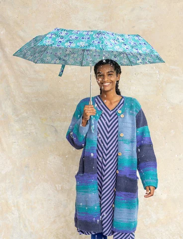 Paraply «Peggy» i resirkulert polyester - aquagrn