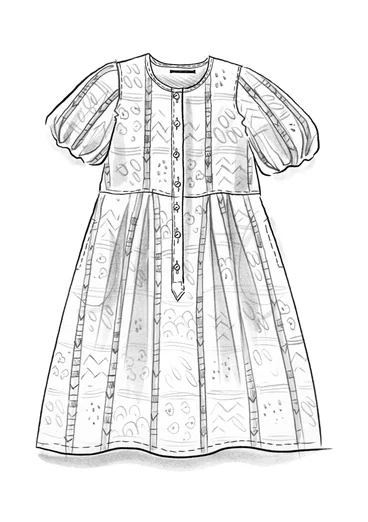 Kleid „Horisont“ aus Öko-Baumwolle - allium