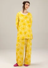 Jerseybukser "Taiyoko" i lyocell/elastan - guldregn