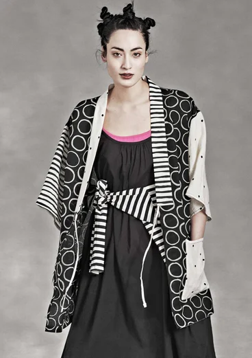 Kimono "Matsumoto" en lin/coton -
