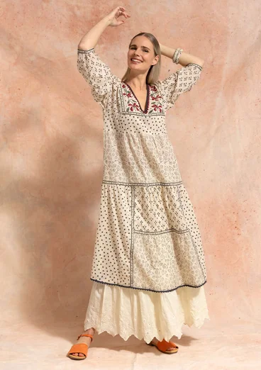 Klänning "Melodie" i ekologisk bomull - svart