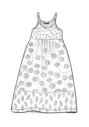 Robe en jersey « Singö » en coton biologique/modal - noir