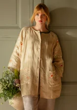 “Nemorosa” linen tunic - sandstone