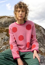 Pullover „Windy“ aus Lammwollmischung - dunkelpfingstrose