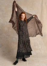Robe à motif "Fåle" en modal - noir