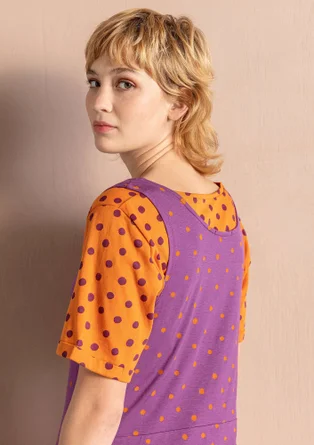 Robe "Pytte" en jersey de lyocell/élasthanne - hortensia foncé/masala