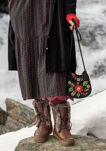 “Nome” wool bag - black