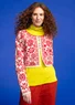 Strickjacke „Leksand" aus Alpakagemisch (tomate L)