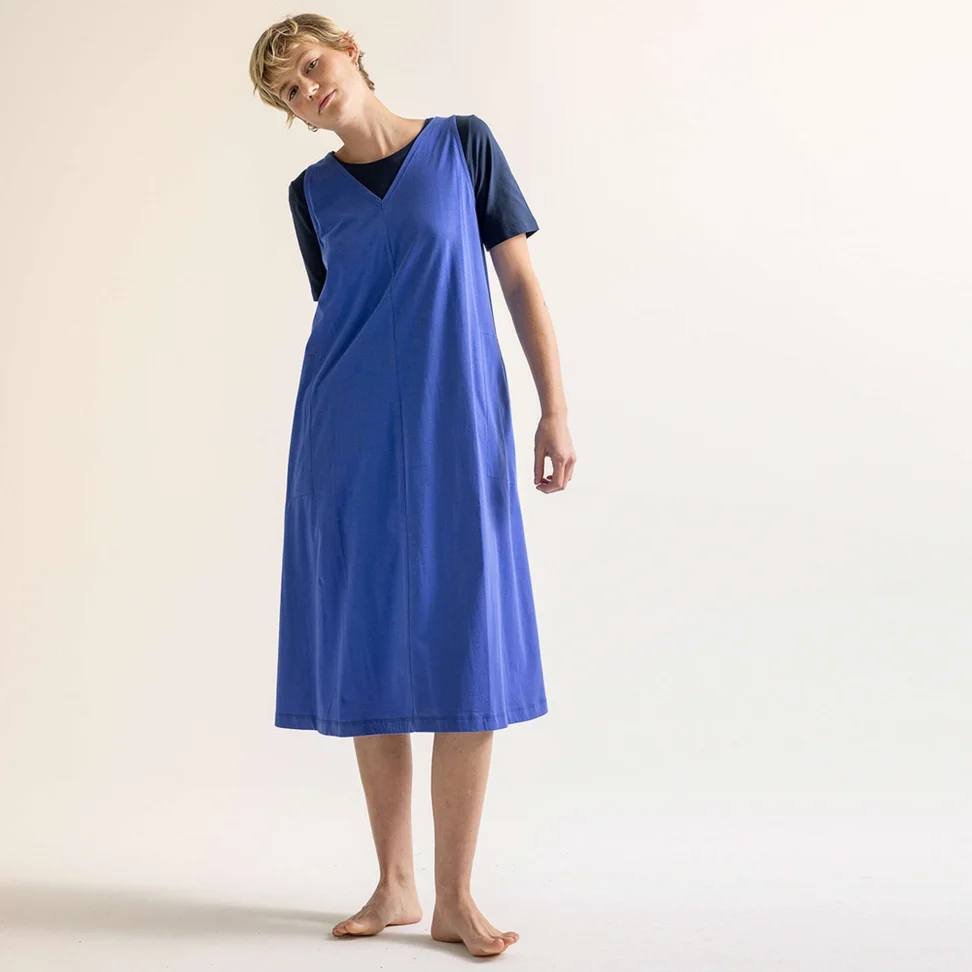 Jerseykleid aus Bio-Baumwolle - lupine