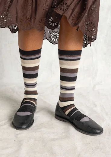Nappa ballerina pumps - black