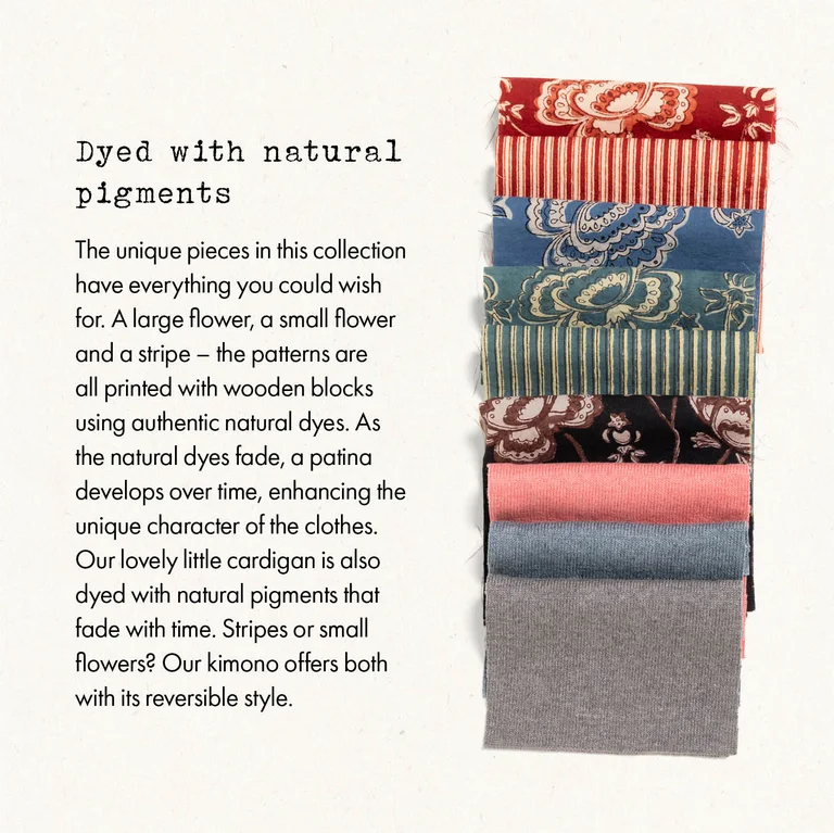 Fabric snippets of various colours from Gudrun Sjödén. 