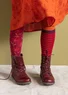 Stiefeletten aus Nappaleder (purpur 38)