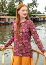 Top "Cress" en lyocell/élasthanne - raisin